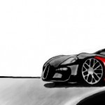 рисунок bugatti veyron