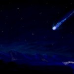 рисунок ночная комета